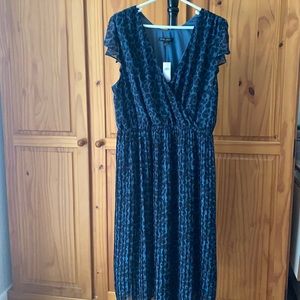 BananaRepublic new pleated,fully lined midi dress